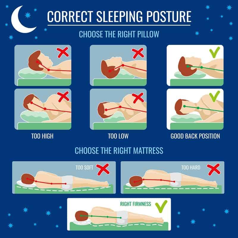 las mejores posiciones para dormir sin dolor por la mañana