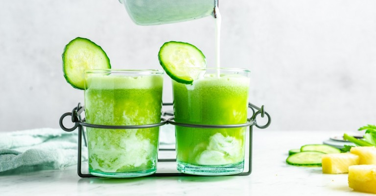 Cucumber Pineapple Smoothie