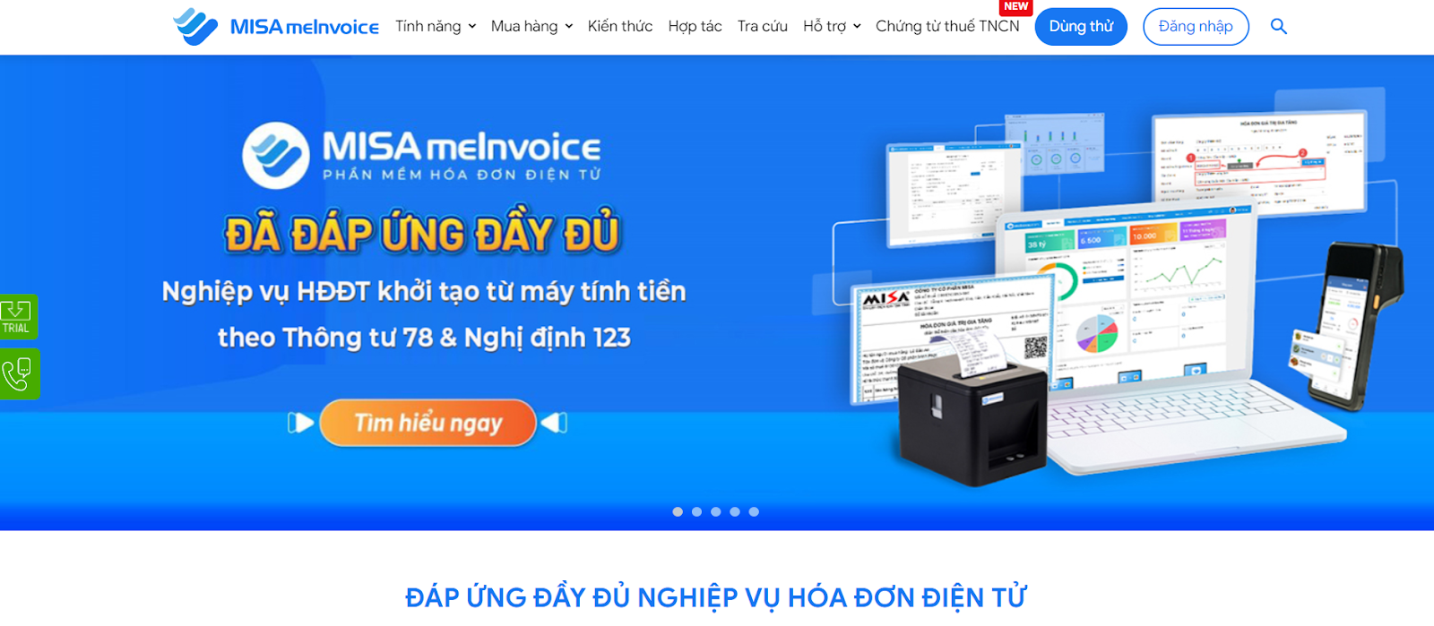 phần mềm hóa đơn điện tử Misa Melnvoice