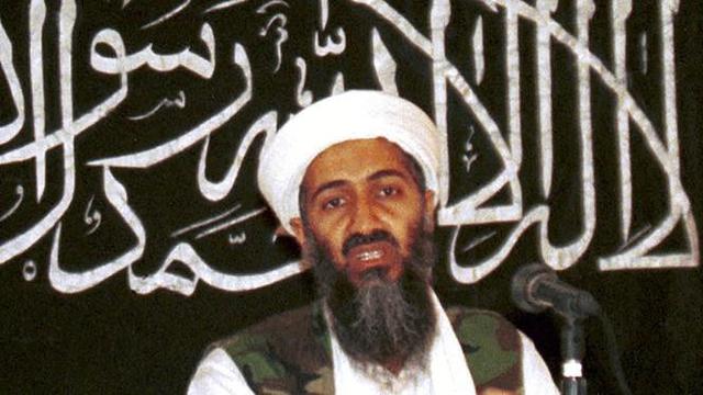 Gambar Osama bin Laden, Pemimpin Al-Qaeda.