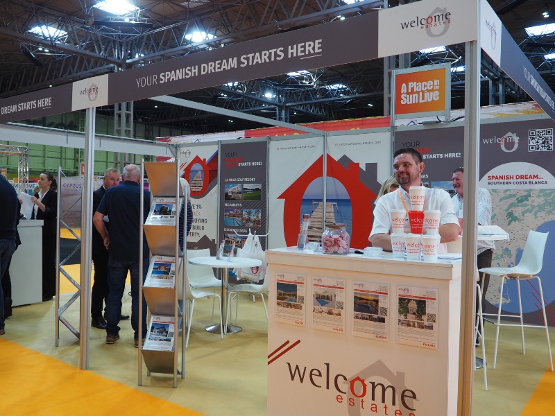 Welcome Estates attend A Place in the Sun Live 2022 at the NEC