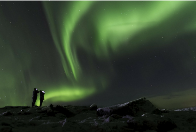 Moradores do Alasca registram aurora boreal; veja imagens do fenômeno