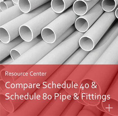 Compare Schedule 40 and Schedule 80 Pipe