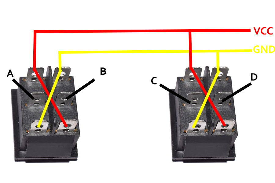 DPDT Switch Connection