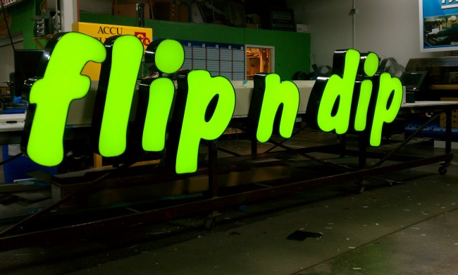 Flip n Dip LED Channel Letters