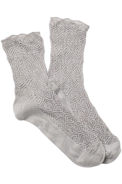 Natori Circular Knit Crew Socks