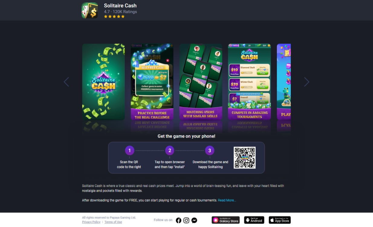 Success Story: Papaya Gaming - Solitaire Cash & Bubble Cash - Digital  Turbine