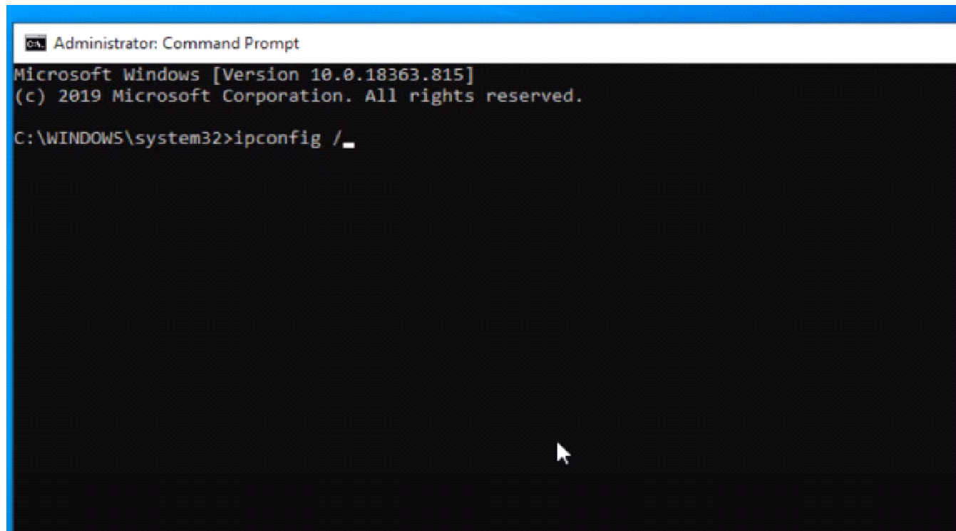 Enter Commands In Command Prompt