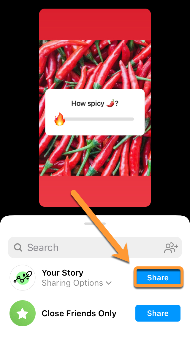 how to make a instagram poll slider story