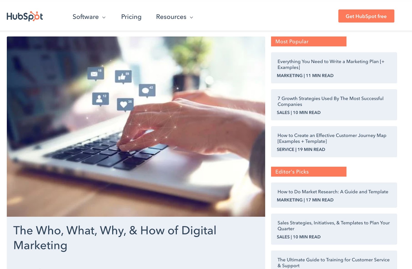 hubspot blog