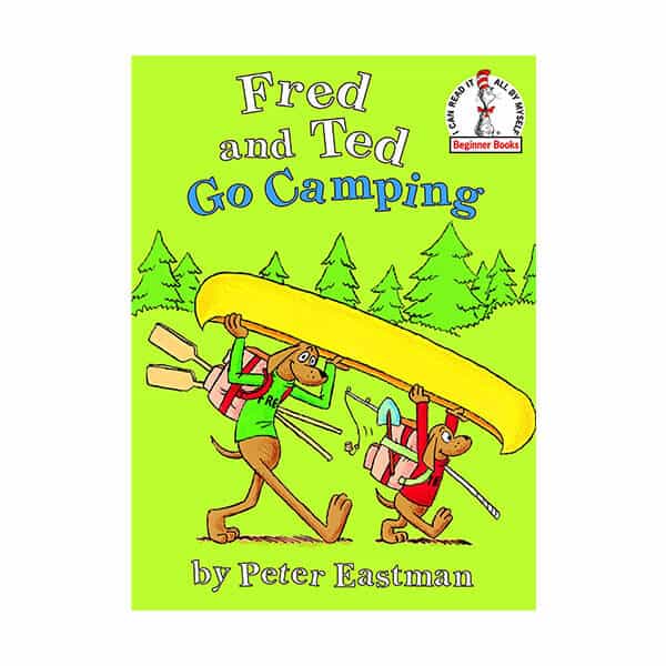Fred and Ted Go Camping - Peter Eastman on white background
