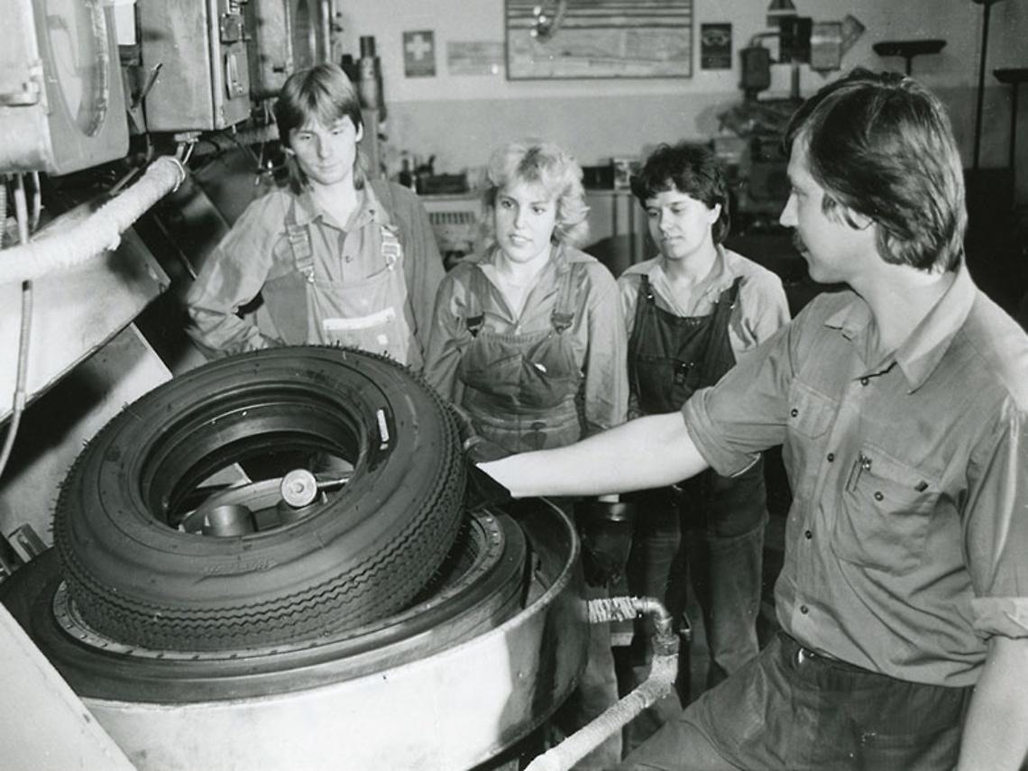 Počátky výroby pneu Barum