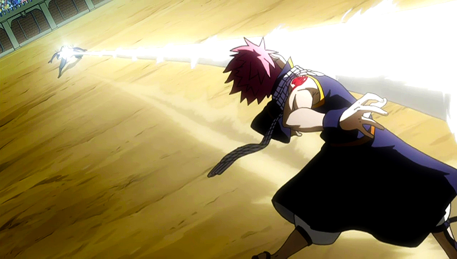 Natsu's Fire Dragon King Roar !! Wiped Out 973 people of Zeref's Army! on  Make a GIF