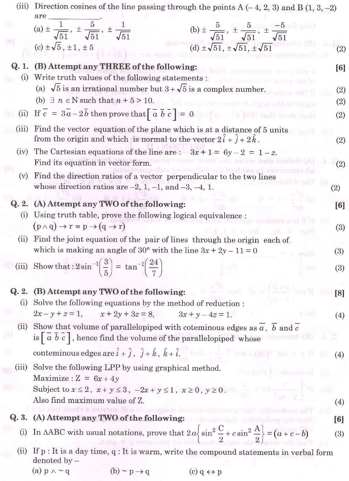 maths hsc paper 2014-hsc.co.in