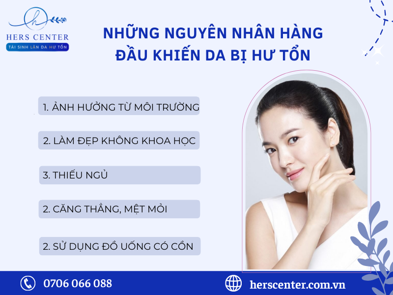 tái sinh làn da hư tổn