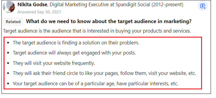 target market content marketing unique selling proposition USP target market marketing campaign
