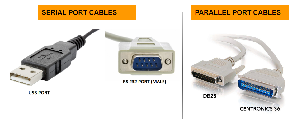 serial port vs. parallel port
