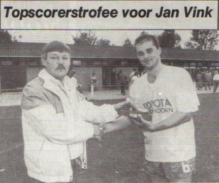 Jan Vink, tot 2007 topscoorderder aller tijden met 110 doelpunten