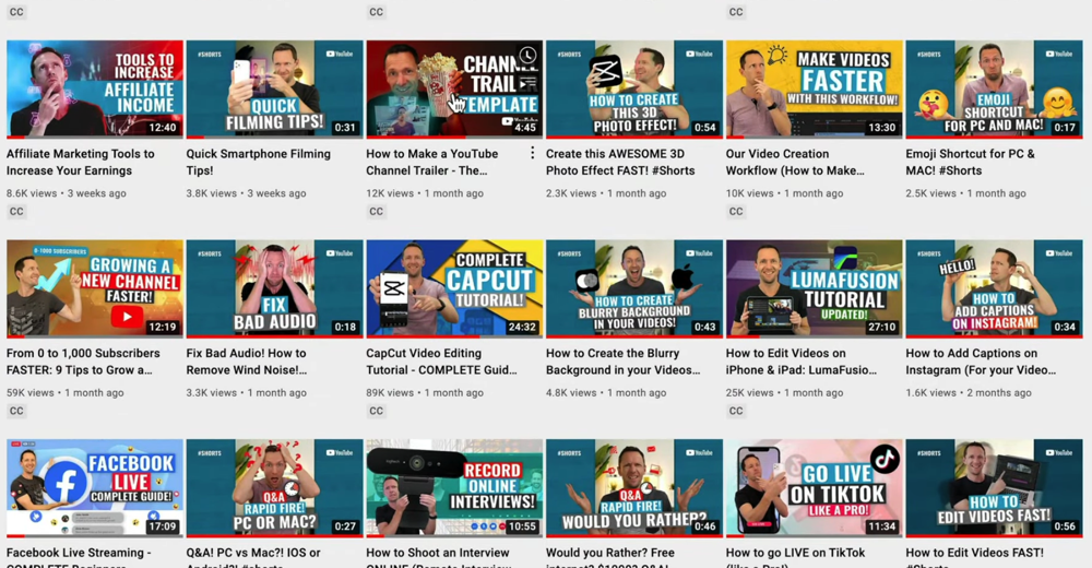 You can build a massive library of content that will continually generate revenue on YouTube