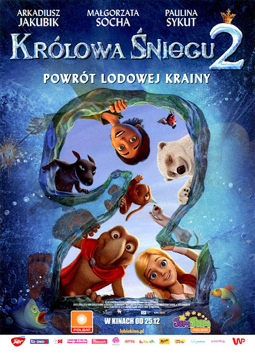 Przód ulotki filmu 'Królowa Śniegu 2'