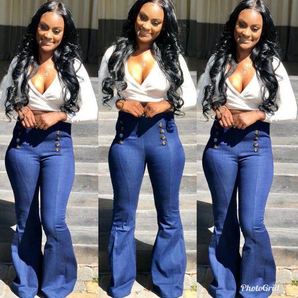 High Waisted Jeans With Crop Top
