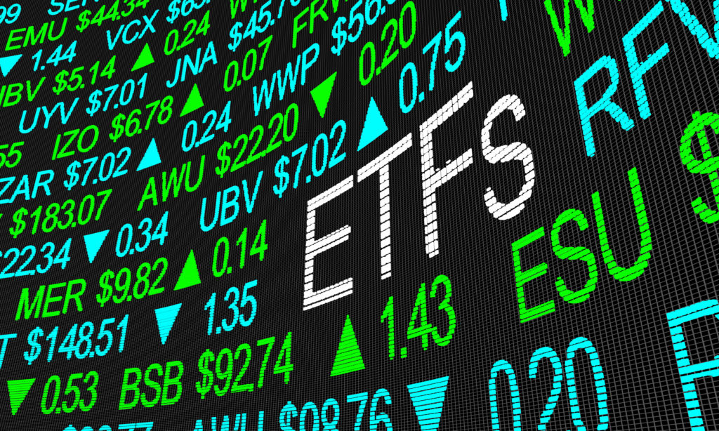 ETFs' stock prices in various Grayscale Investments, LLC trusts.