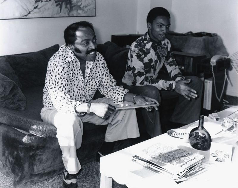 Roy Haynes with son Graham in 1978