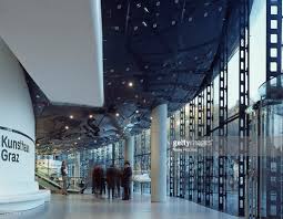 Image result for Kunsthaus graz, Austria entrance