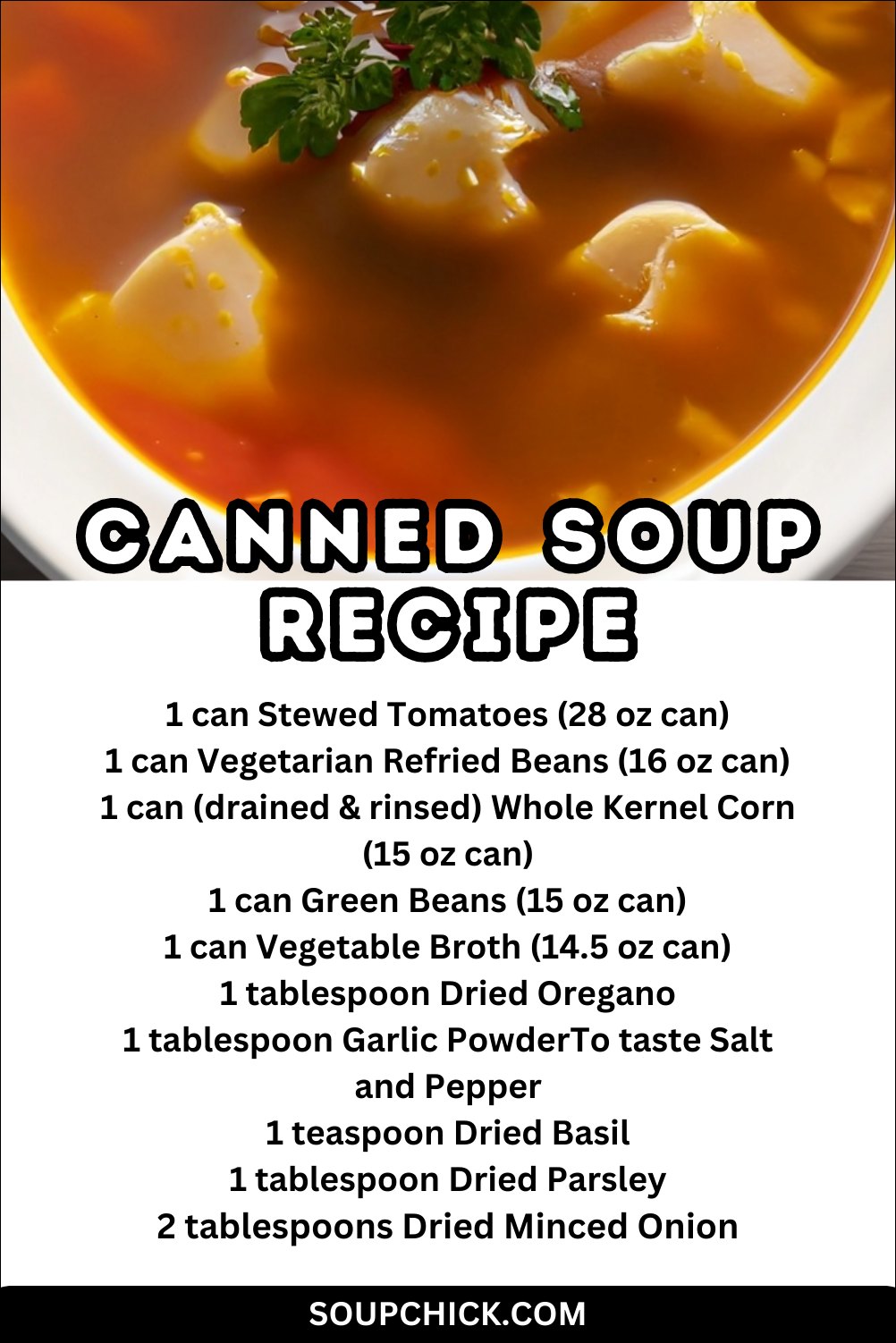 canned soup