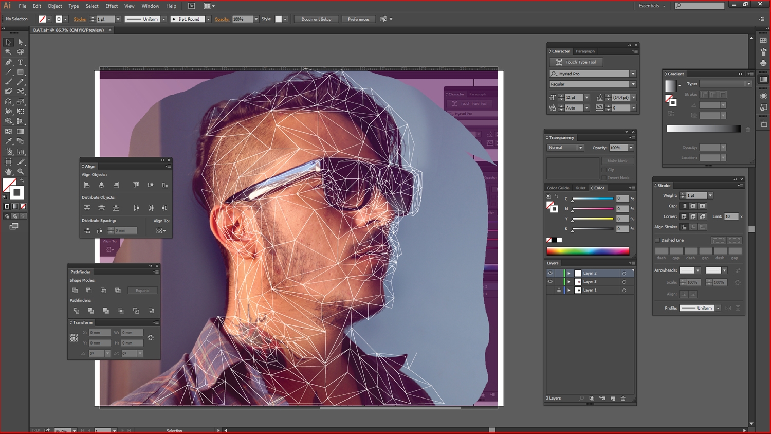 Paso 15 Tutorial de Adobe Illustrator y Photoshop