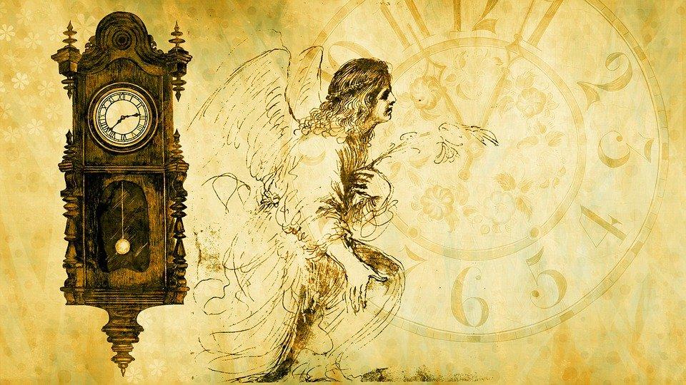 Angel, Time, Clock, Transience, Deadline, Minute, Hour