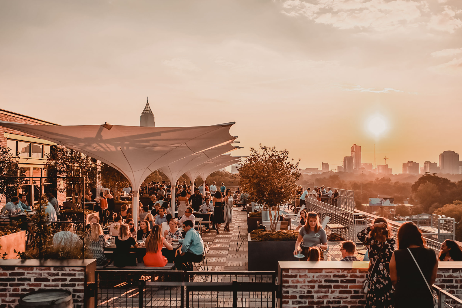 Atlanta rooftop with a view