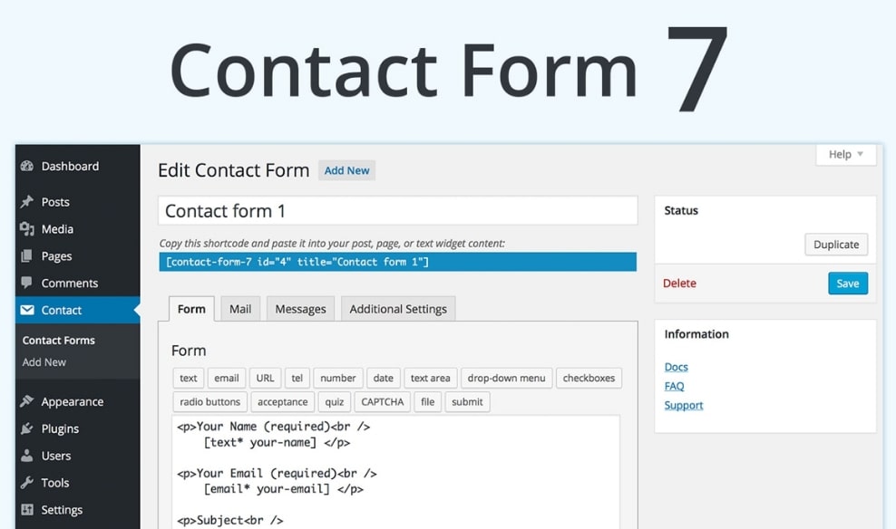 Contact-Form-7-Plugin