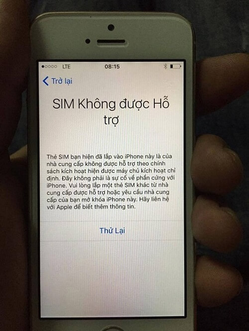 Sự thiếu hiểu biết về SIM Cách sửa lỗi iPhone lock