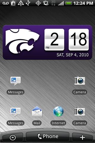 Kansas State Wildcats Clock apk