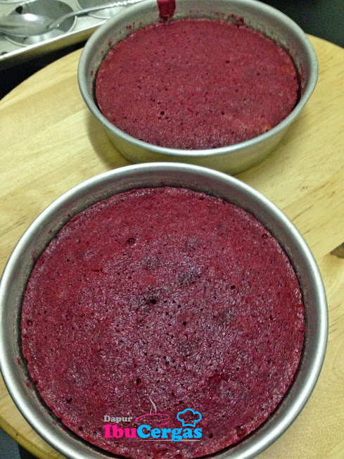 Red Velvet Cake Ubi Bit (Beetroot), Tanpa Pewarna Merah