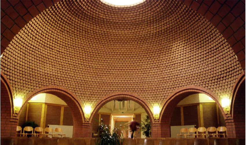 Dome made of Compressed Earth Bricks