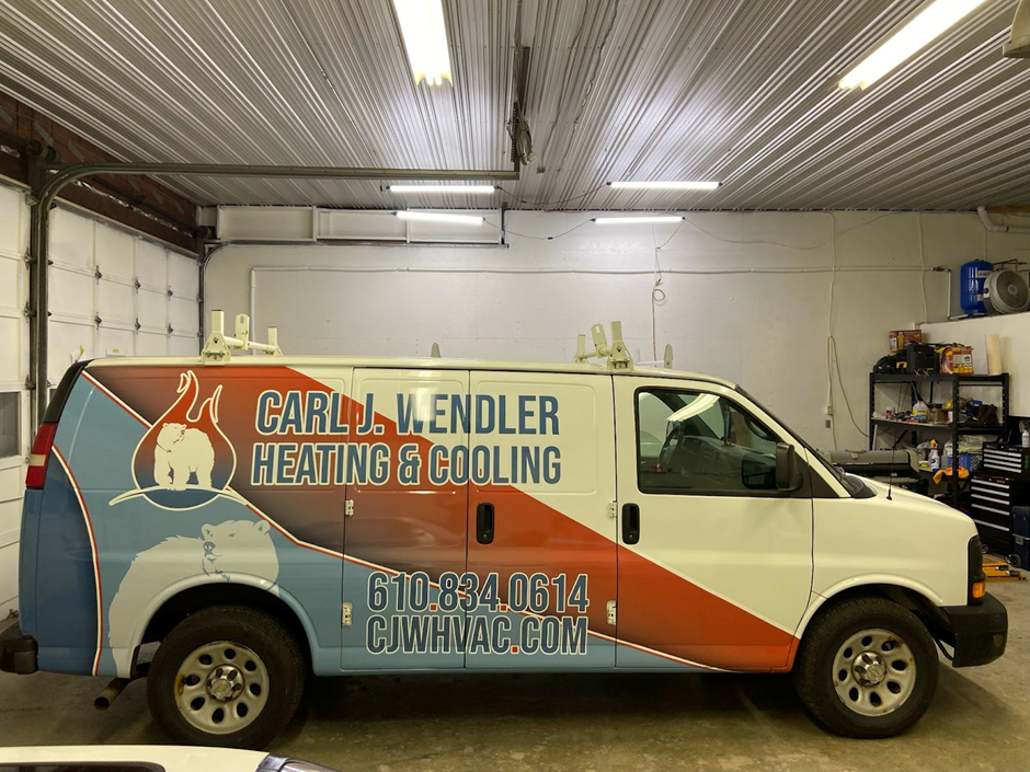 Qualified Comfort Today Air Conditioning & Heating van wrap