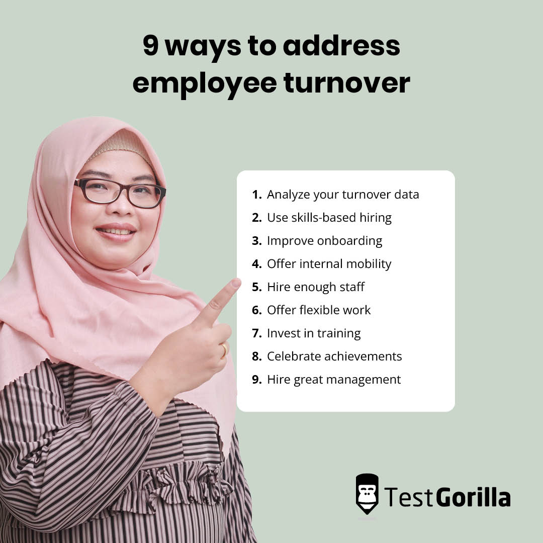 Ways to address employee turnover