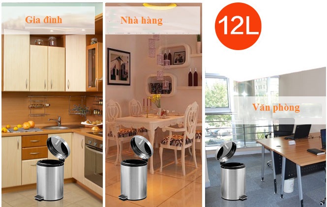 Những ưu điểm nổi bật của thùng rác inox 304