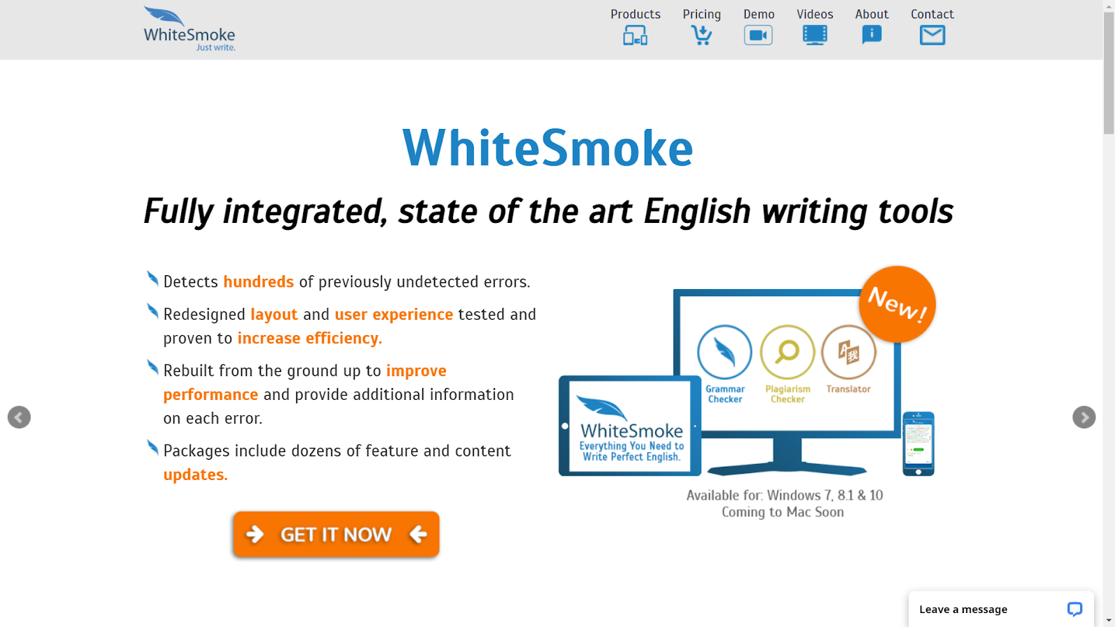 WhiteSmoke vs vs grammarly