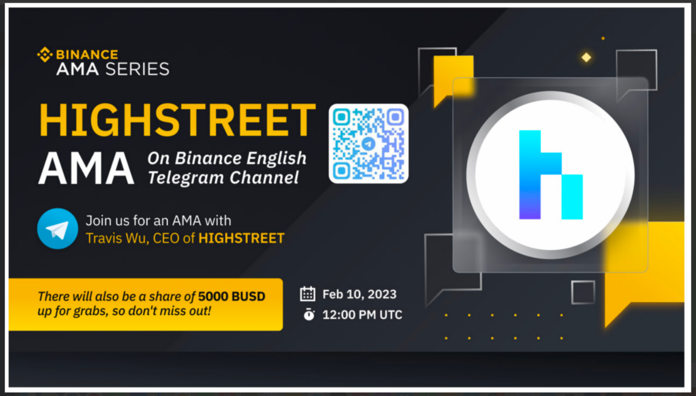 Highstreet CEO Travis Wu 币安AMA亮点概要