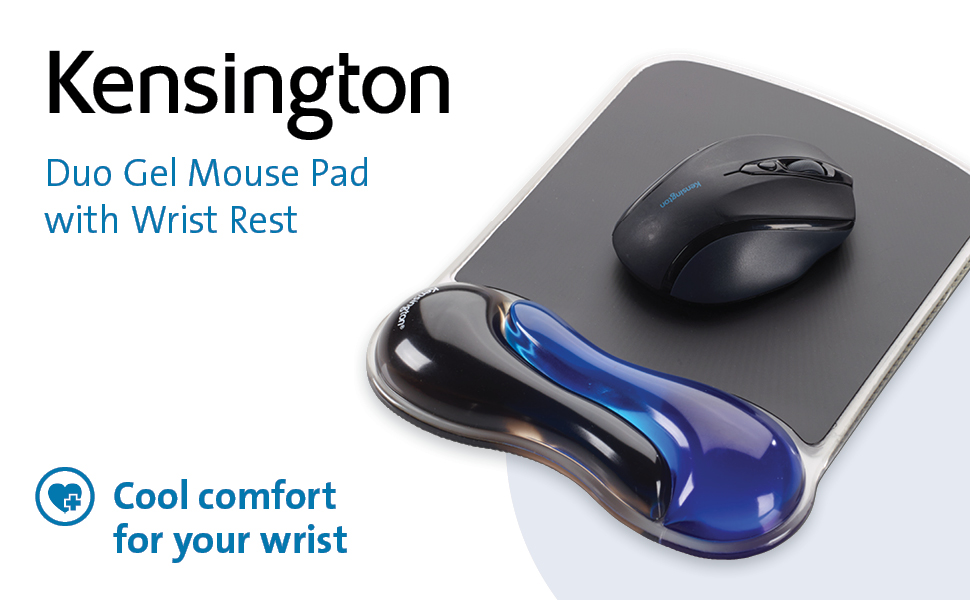 mouse mat, mouse pad, mouse wrist rest, desk rest, wrist cushion, kensington, wrist support