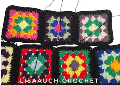 How to crochet the granny square balaclava