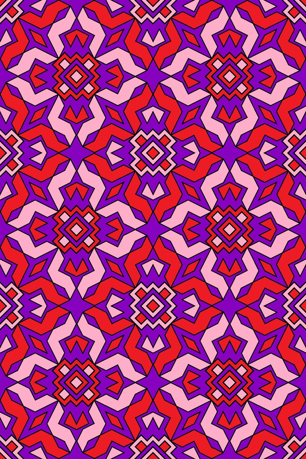 amazing abstract tessalating pattern