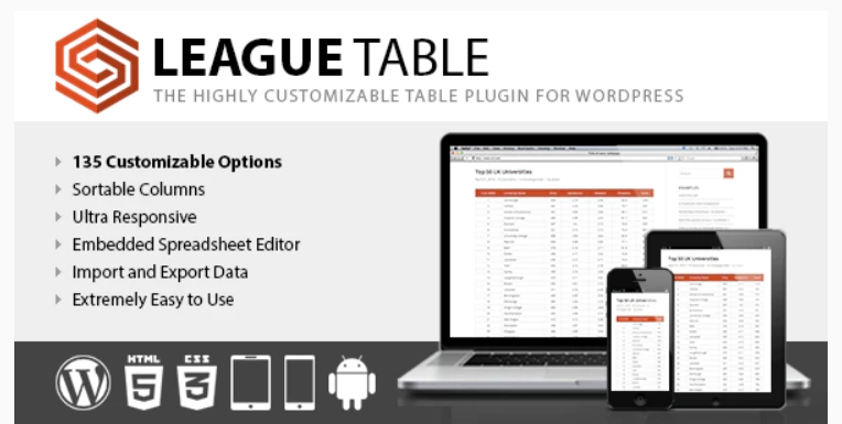 Best alternative table plugins to WP Table Builder