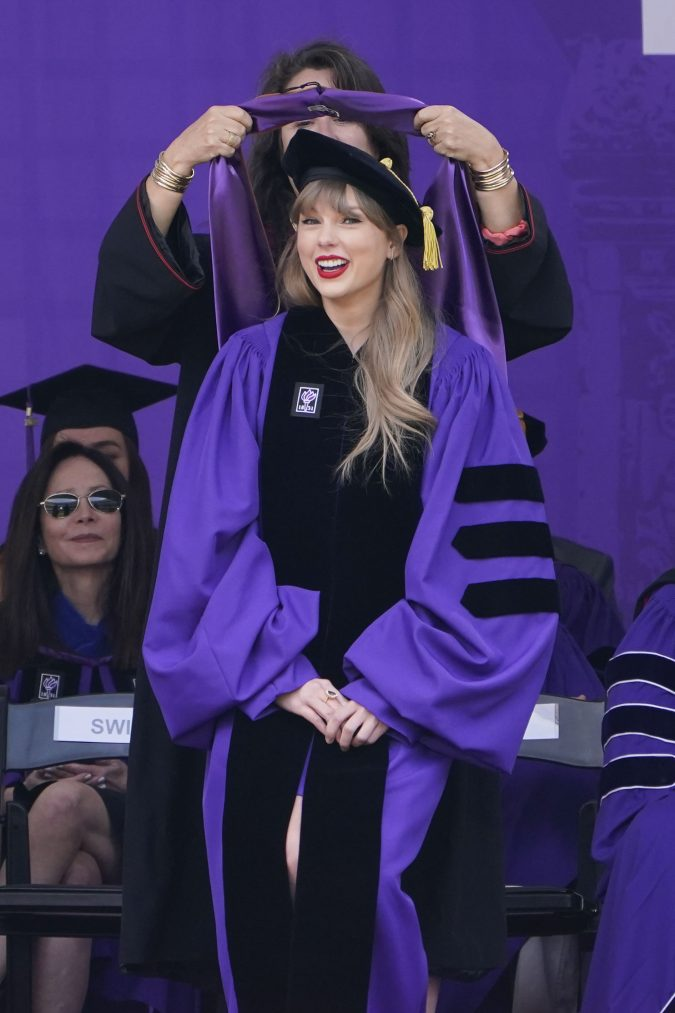 Taylor Swift Honored to Receive Doctorate from New York University