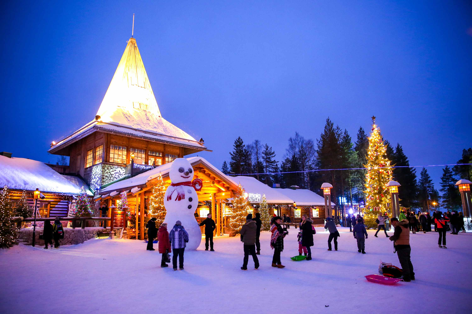 Lapland được mệnh danh là xứ sở thần thoại.- cảnh đẹp phần lan