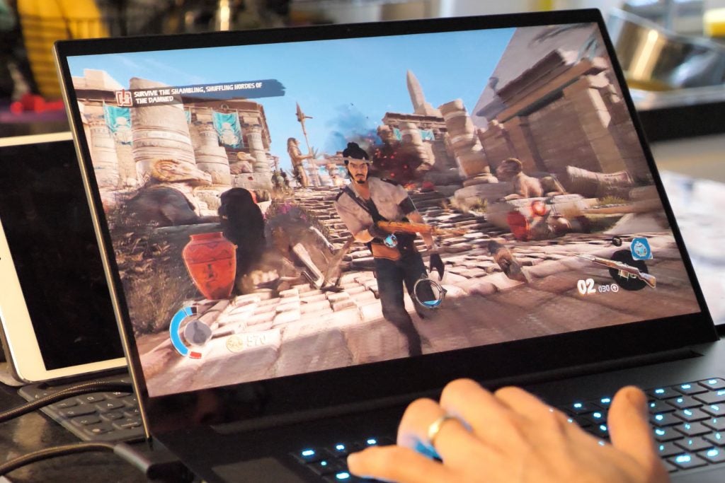 This image shows the gameplay of the new Razer Blade 17 2022.