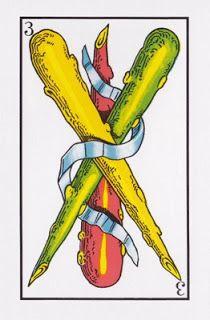 Tarot y Baraja Española: Baraja Española: Tres de Bastos | Baraja española,  Cartas baraja española, Baraja